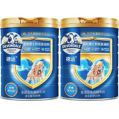 德运顺心加油罐奶粉800g×2罐