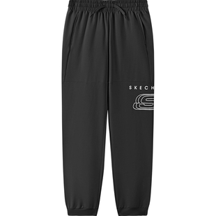 斯凯奇outlets童装春秋男女童束脚长裤儿童休闲时尚运动裤子