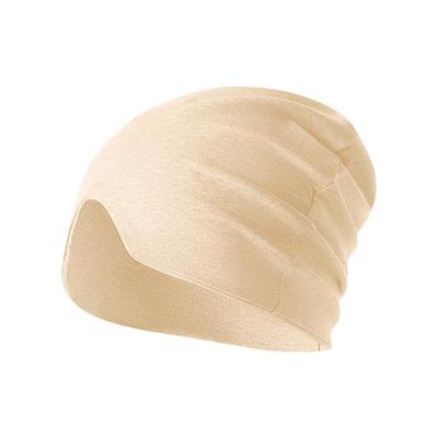 纯棉化疗后脱发适合的帽子全棉女士光头帽外出帽外穿专用薄款假发