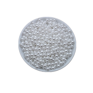 特价4×8MM米珠ABS仿珍珠直孔散珠塑料abs按斤DIY饰品配件直销