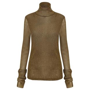 预售COCOBELLA时尚miu系高领微透视打底衫女混搭长袖T恤UT3220-3