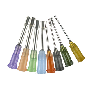 塑钢螺针头1英寸不锈钢点胶针头扁口扁咀扁头金属点胶机针筒针咀