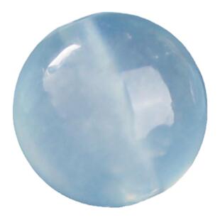 6A级冰种海蓝宝优化散珠圆珠子水晶饰品多宝手串隔珠佛珠手链配件