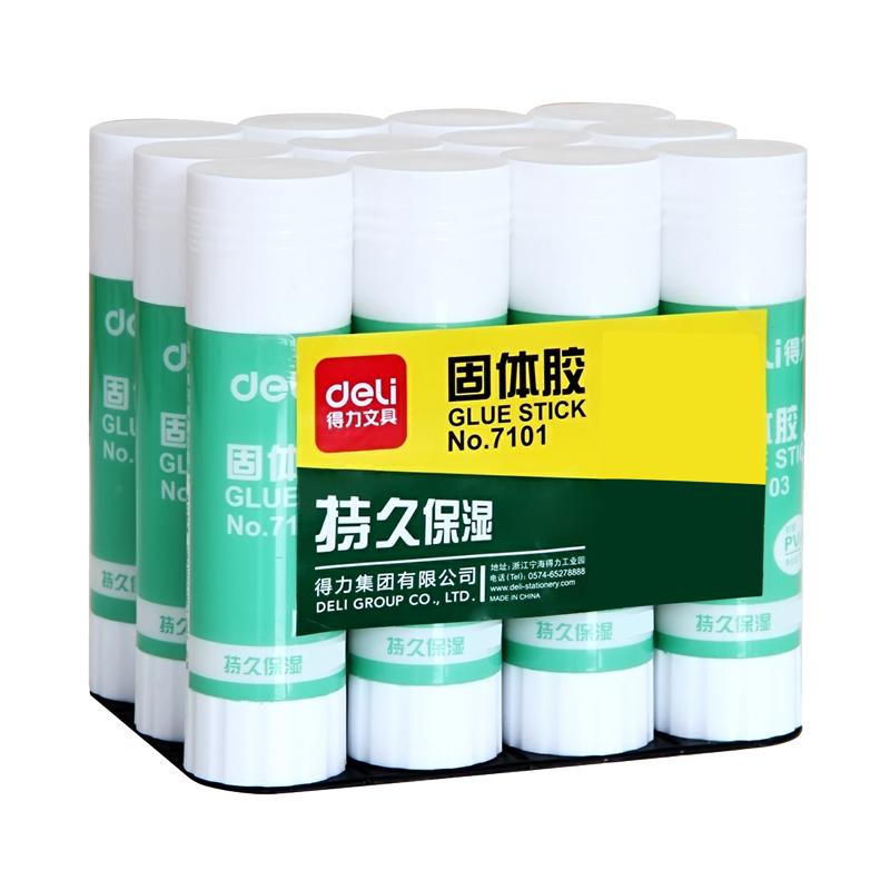 得力固体胶儿童胶棒学生用手工胶水学生用强力高粘度粘性强儿童幼儿园手工diy制作材料胶水办公文具用品胶水
