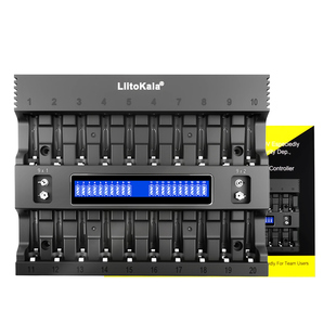 20槽智能液晶1.2V镍氢充电器57号AAA充电电池KTV无线话筒麦克风