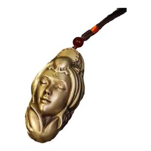 新梦回大唐黄铜手把件文玩挂件随身盘玩把玩件国风美女人物装饰品