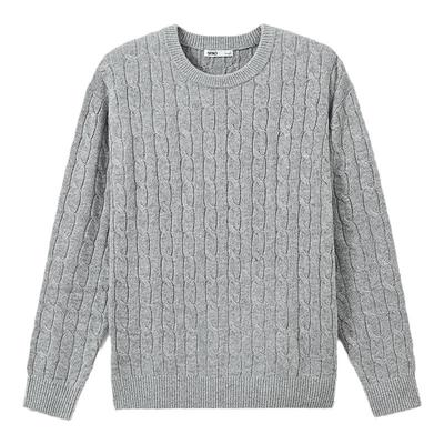 SPAO冬季新品男易搭条纹毛衣