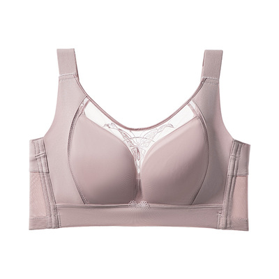 美思大胸显小胸内衣全罩杯薄款软钢圈收副乳防下垂无痕调整型文胸