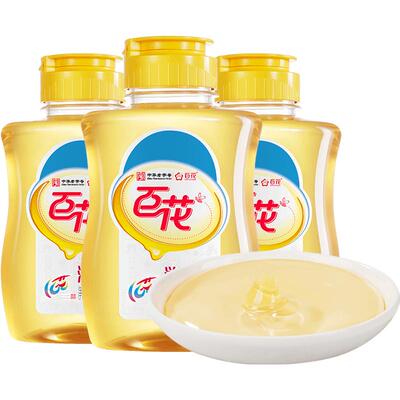 百花牌中华老字号洋槐蜂蜜3瓶装
