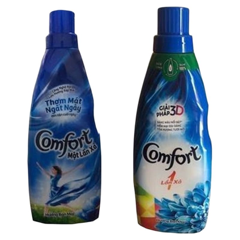 越南COMFOR衣物柔顺剂洗衣液浓缩型兰花香800ml
