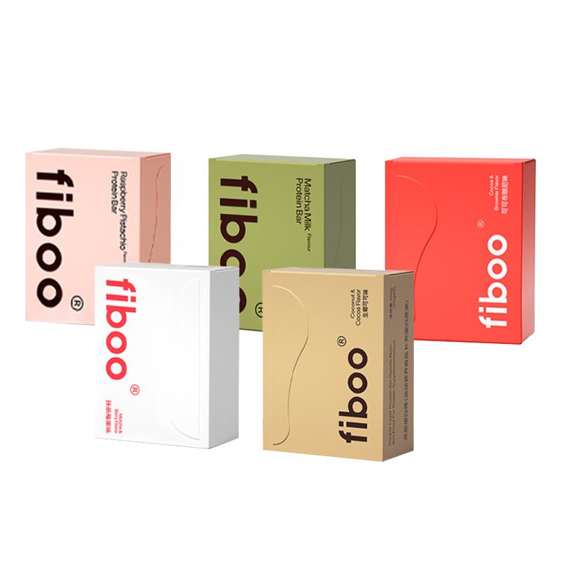 fiboo蛋白棒代餐飽腹食品能量棒0減低無蔗糖脂卡營養(yǎng)健身谷物零食
