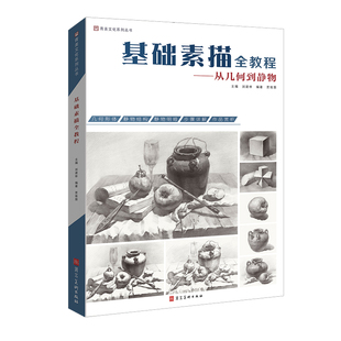 基础素描全教程从几何到静物  零基础自学单体组合素描结构明暗几何形体基础初学入门临摹书范本高艺联考美术体系一本通教材书籍