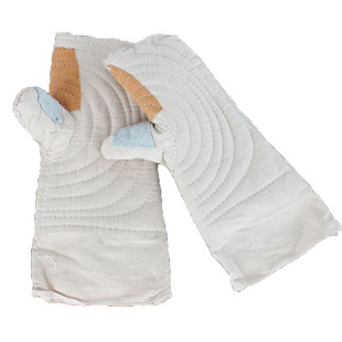 耐高温加厚隔热手套烤箱手闷子防烫烘焙工业帆布手套劳保防护手套