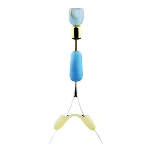 子线分叉器硅胶防缠豆人字分钩器太空豆防缠绕双钩分线器钓鱼配件