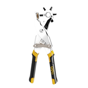 得力皮带打孔器家用腰带包包肩带手表带皮革开孔打洞打眼开孔钳子