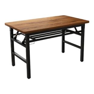 实木生态板可折叠电脑桌台式书桌家用办公桌卧室小桌子简易写字桌