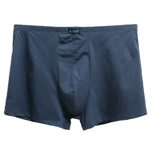 加肥加大内裤高腰中老年男士大码纯棉短裤全棉平角四角纯棉内裤