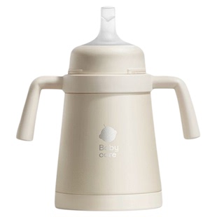 babycare小月龄保温杯宝宝婴幼儿奶瓶6个月以上钛空学饮儿童水杯