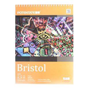 遵爵多功能线圈素描本A3马克笔用本钢笔画速写本A4服装漫画速写淡彩钢笔动漫建筑手绘设计绘画本图画本