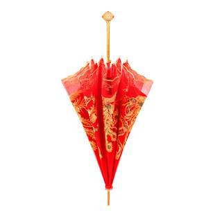 婚伞中国风结婚红伞出嫁婚礼红色伞新娘出门伞高档雨伞婚庆用的伞