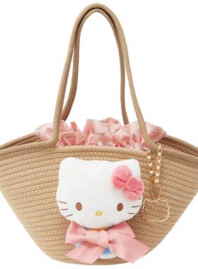 斯凯达便携Kitty毛绒公仔收纳包