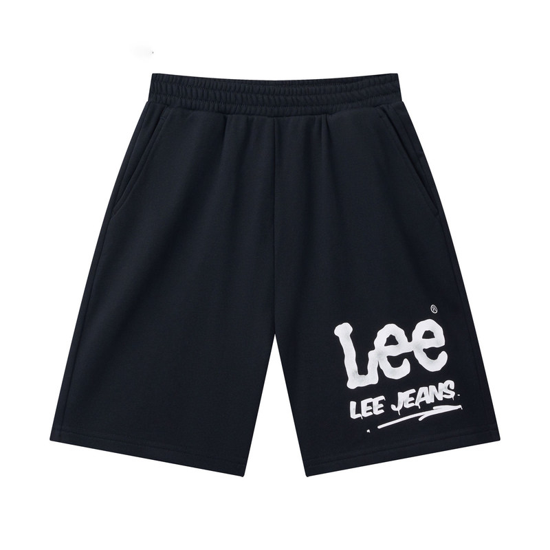 Leekids夏季儿童透气针织短裤