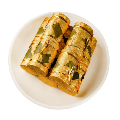 竹筒蛋黄饭蒸熟即食糯米饭