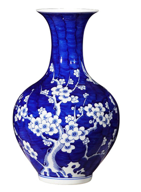 景德镇客厅插花中式风酒柜装饰品