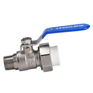 联塑ppr外丝活接球阀水开关4分20外螺纹单活接球阀32dn25水管配件