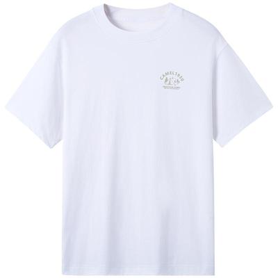 骆驼男装夏中性款圆领短袖T恤