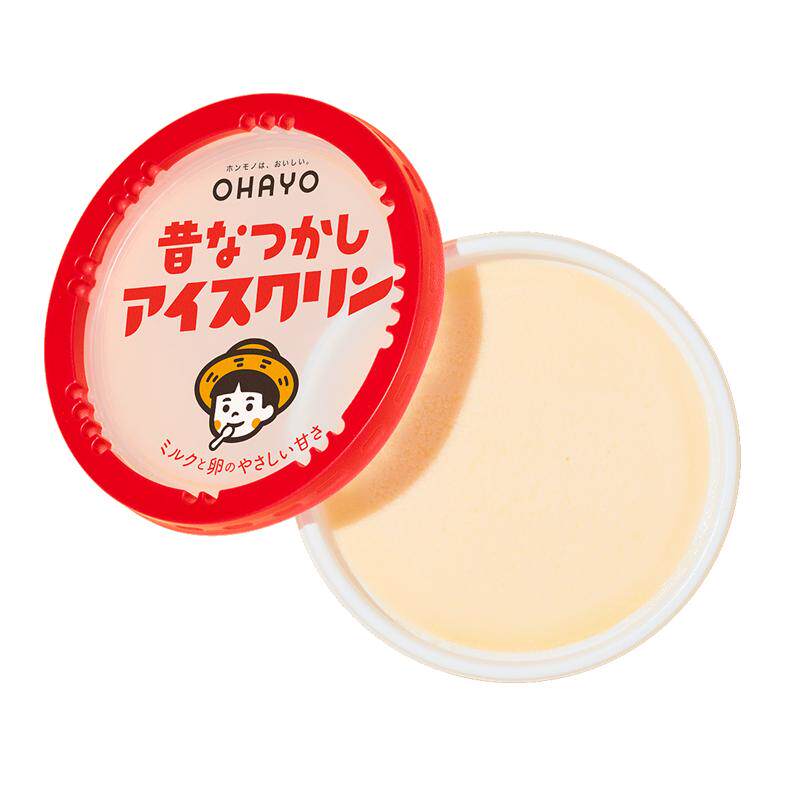 ohayo日本进口怀旧蛋奶冰淇淋