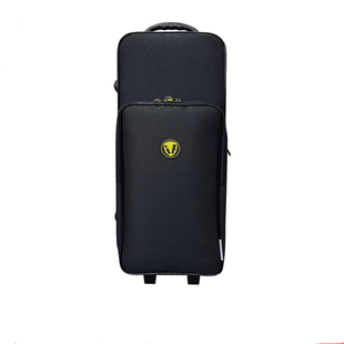 降e降b调中音萨克斯箱包拉杆滑轮子便携式次中音萨克斯包双肩背包