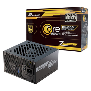 海韵电源CORE GX650W ATX3金牌全模组750W电脑电源台式机GX850W