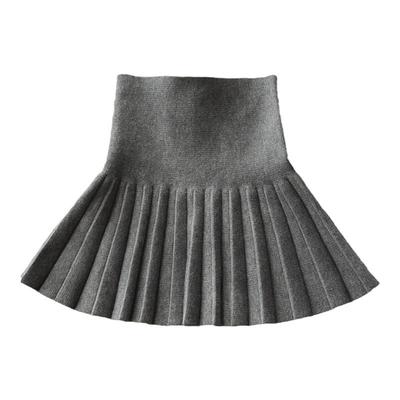 女童短裙洋气针织百褶裙