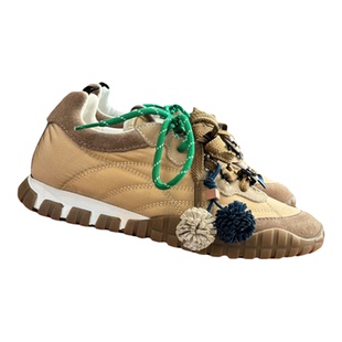 顶版复古拼色德训鞋女2026春新款系带真皮百搭平底休闲运动板鞋潮