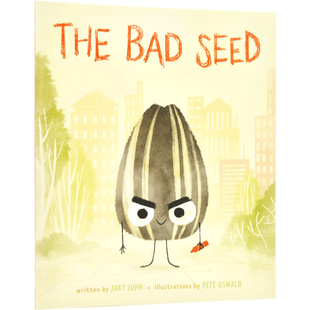 现货 英文原版 坏种子 平装儿童趣味绘本 3-9岁 习惯养成 Jory John & 愤怒鸟视觉设计Pete Oswald作品  The Bad Seed 可爱卡通