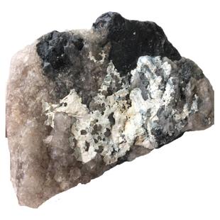 奇石天然水晶黑发晶原石摆件观赏石头 家居装饰奇石异景一物一图