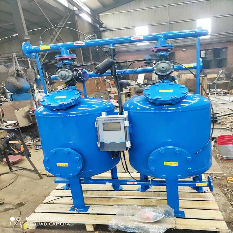 浅层砂沙过滤器农业大棚灌溉节水 全自动反冲洗碟片砂石过滤器