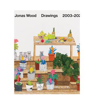 【预售】乔纳斯·伍德：画作英文外国美术当代进口原版外版书精装14岁以上Jonas Wood: DrawingsJonas WoodKarma Books， New York