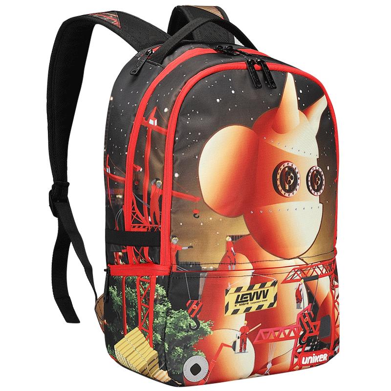 潮流双肩背包中小学生书包