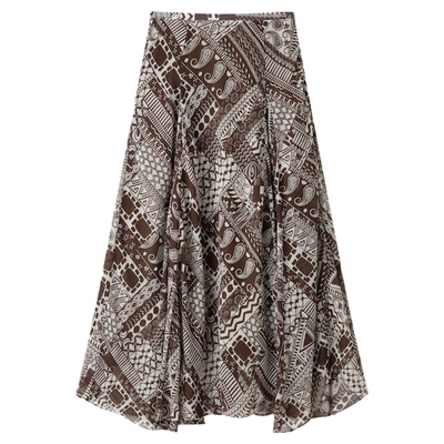 RUISHI芮时飘逸感大摆量印花半裙