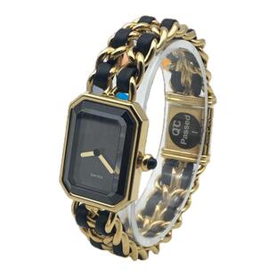 中古方糖小香女表气质超薄编织时尚皮带优雅百搭轻奢