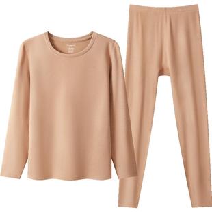 三枪华绒抗菌保暖内衣男士羊绒蚕丝中厚套装女士保温秋衣秋裤新品