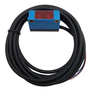 漫反射光电开关激光传感器远近可调不受颜色影响红光小光斑感应器