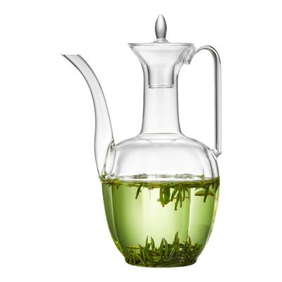 仿宋玻璃执壶绿茶壶手执壶