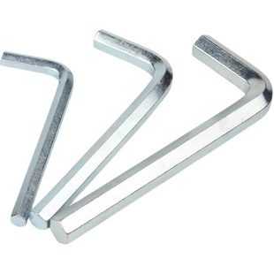 内六角扳手镀锌内六方内6角螺丝刀工具L型六棱扳手2/3/4/5/6/8mm
