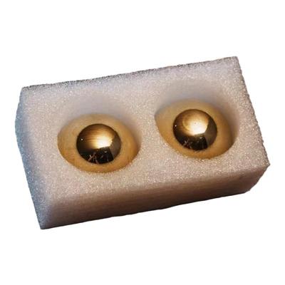 纯黄铜实心健身铜球手把件保健球