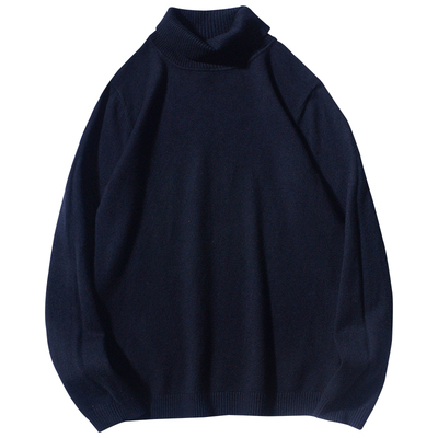 日系纯色毛衣秋冬季中领打底衫