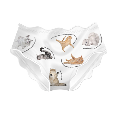 怪趣酱原创设计猫咪内裤