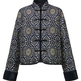 EP雅莹蓝标系列|国风提花立领新中式短外套 秋冬商场同款1267A